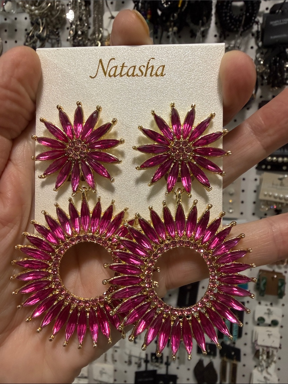 Natasha statement earrings NWT